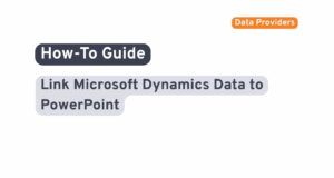 Link PowerPoint to Microsoft Dynamics Data
