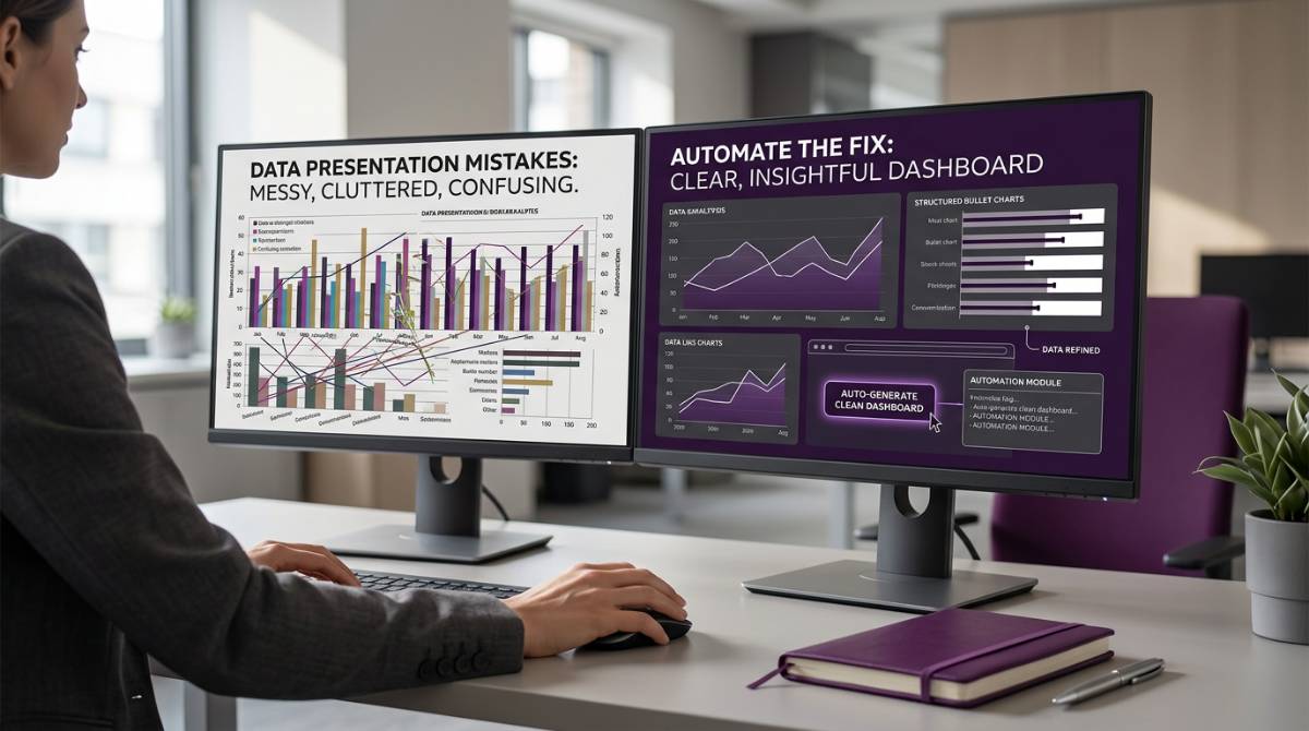 Data Presentation Mistakes: How to Avoid Them (and Automate the Fix)