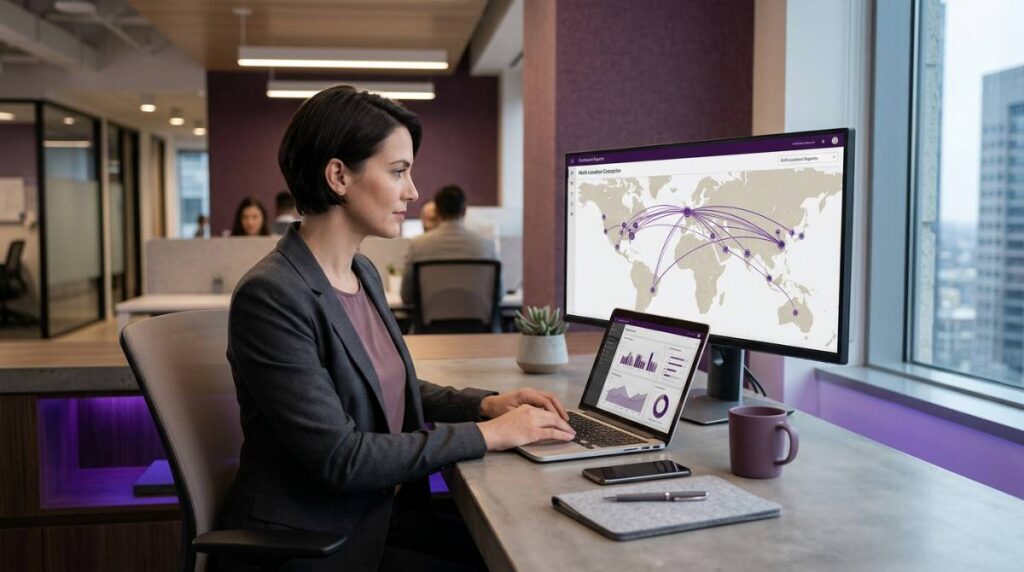 managing distributed reports across multi location enterprises without synchronization overhead compressed