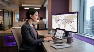Managing distributed reports across multi-location enterprises without synchronization overhead