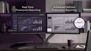 Real-time vs scheduled refresh in PowerPoint reporting: choosing the right model for executive decks