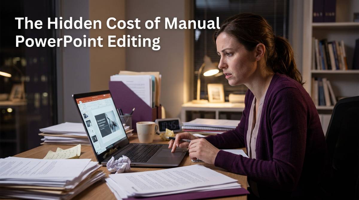 The hidden cost of manual PowerPoint editing